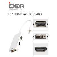 تبدیل Mini Display به DVI-HDMI-VGA ایده 