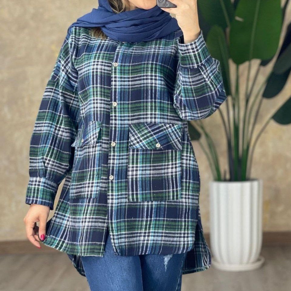 کد elish430 مانتو پاییزه مدل مرمر ارسال رایگان جنس پشمی پاییزه فری سایز 38 تا 46