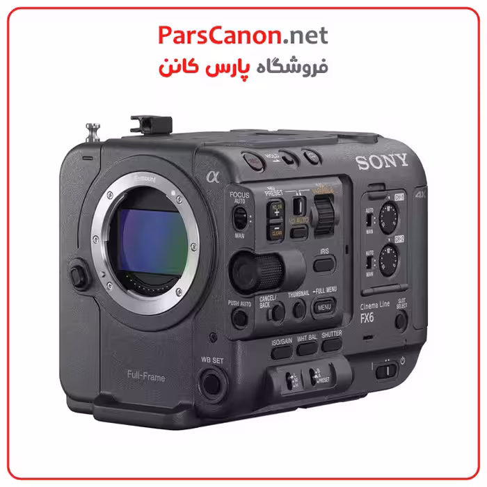 دوربین فیلمبرداری سونی Sony FX6 Full-Frame Cinema Camera (Body Only)