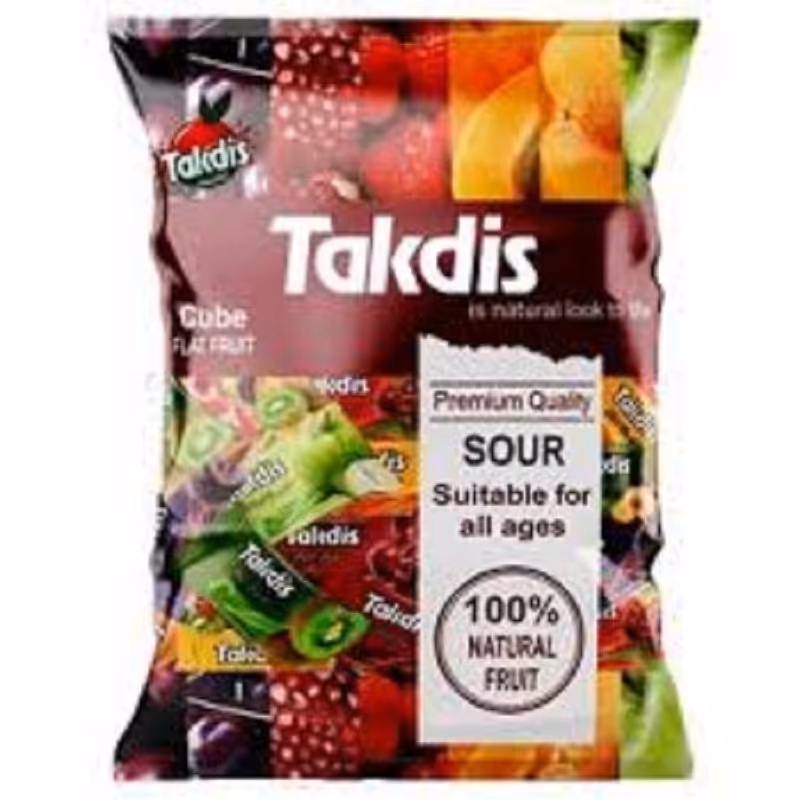 لواشک پذیرایی تاکدیس دو سر پرس 1000گرم(پلمپ کارخانه)