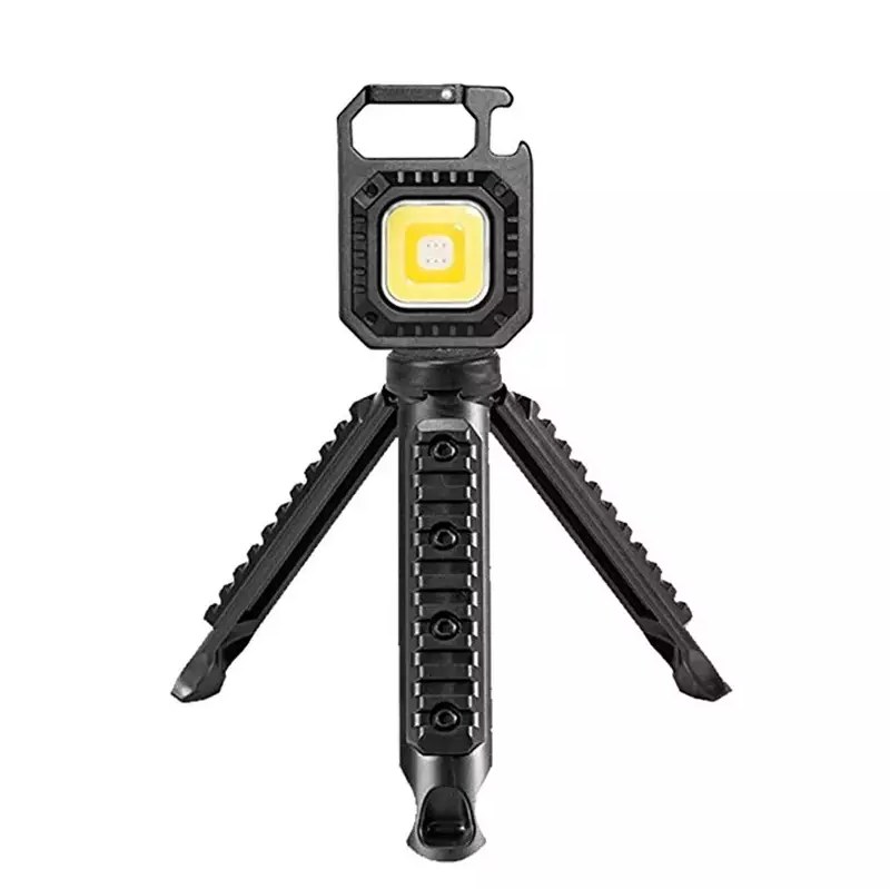مینی چراغ قوه چندکاره کمپینگ Keychain Light همراه با پایه نگهدارنده مدل w5138