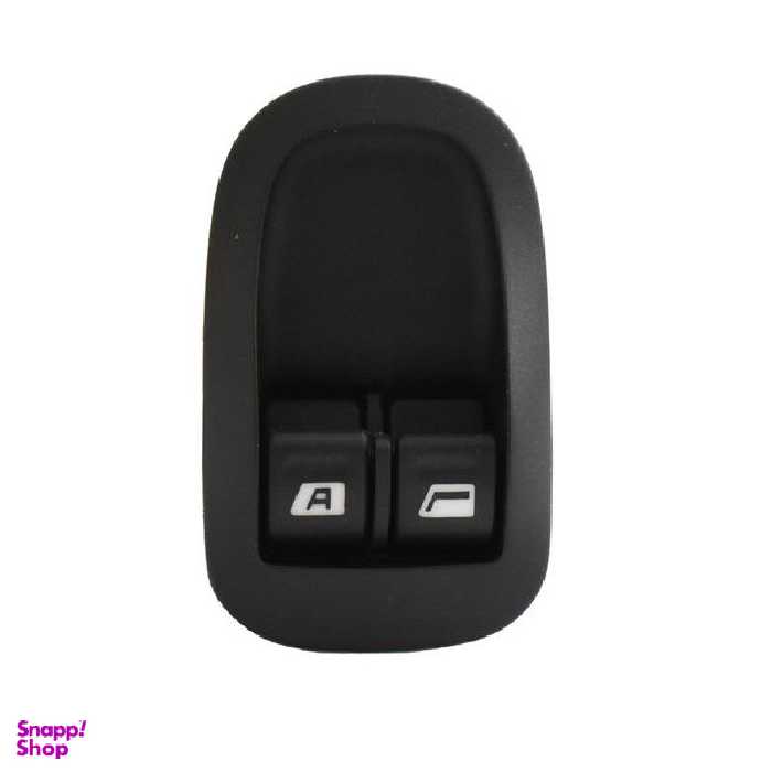 کلید شیشه بالابر جلو خودرو قطعه سازان کبیر مدل KEY-206T2-3067 مناسب برای 206 تیپ 2