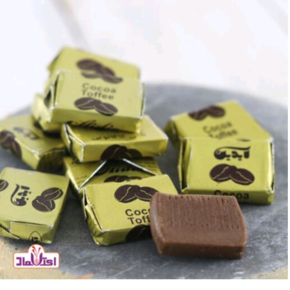 تافی چهارگوش کاکائویی 250 گرمی آیدین