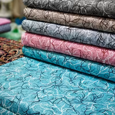 پارچه ملحفه طرح فانتزی عرض2متر