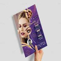 طرح تراکت آرایشگاه زنانه | گرافیک با طعم تربچه