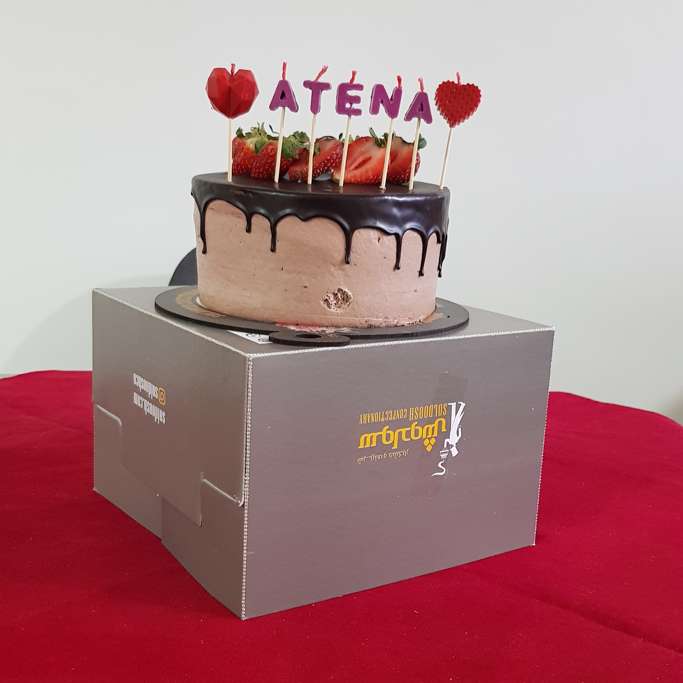 شمع قلبی کوچک و حروف انگلیسی(پک5 عددی)