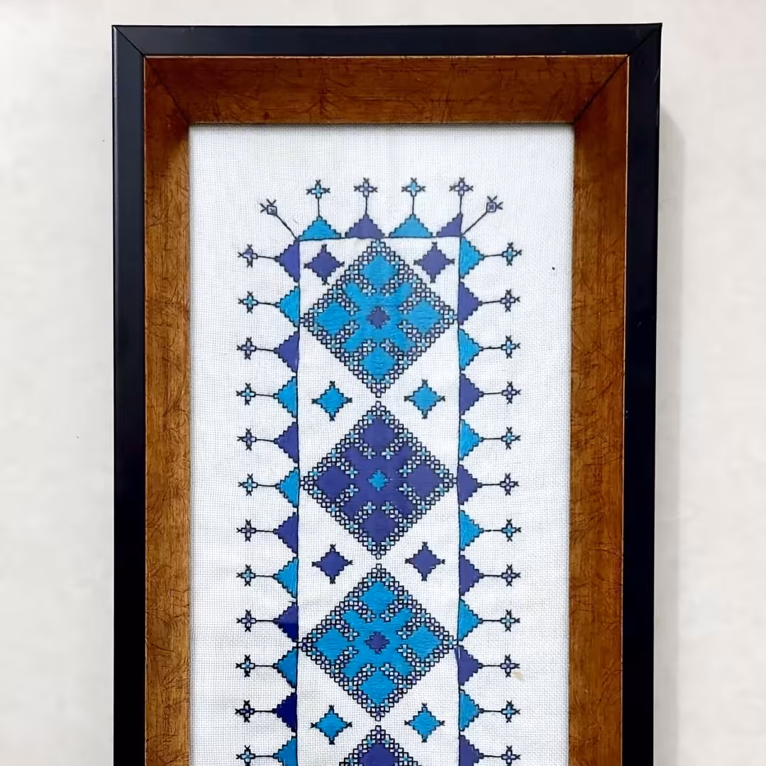 تابلو سوزن دوزی شده دست دوز بلوچی