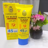 کرم ضد آفتاب کارینو VIP بی رنگ حاوی SPF 45