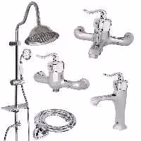 ست شیرآلات اندیکا مدل A393 مجموعه 5 عددی