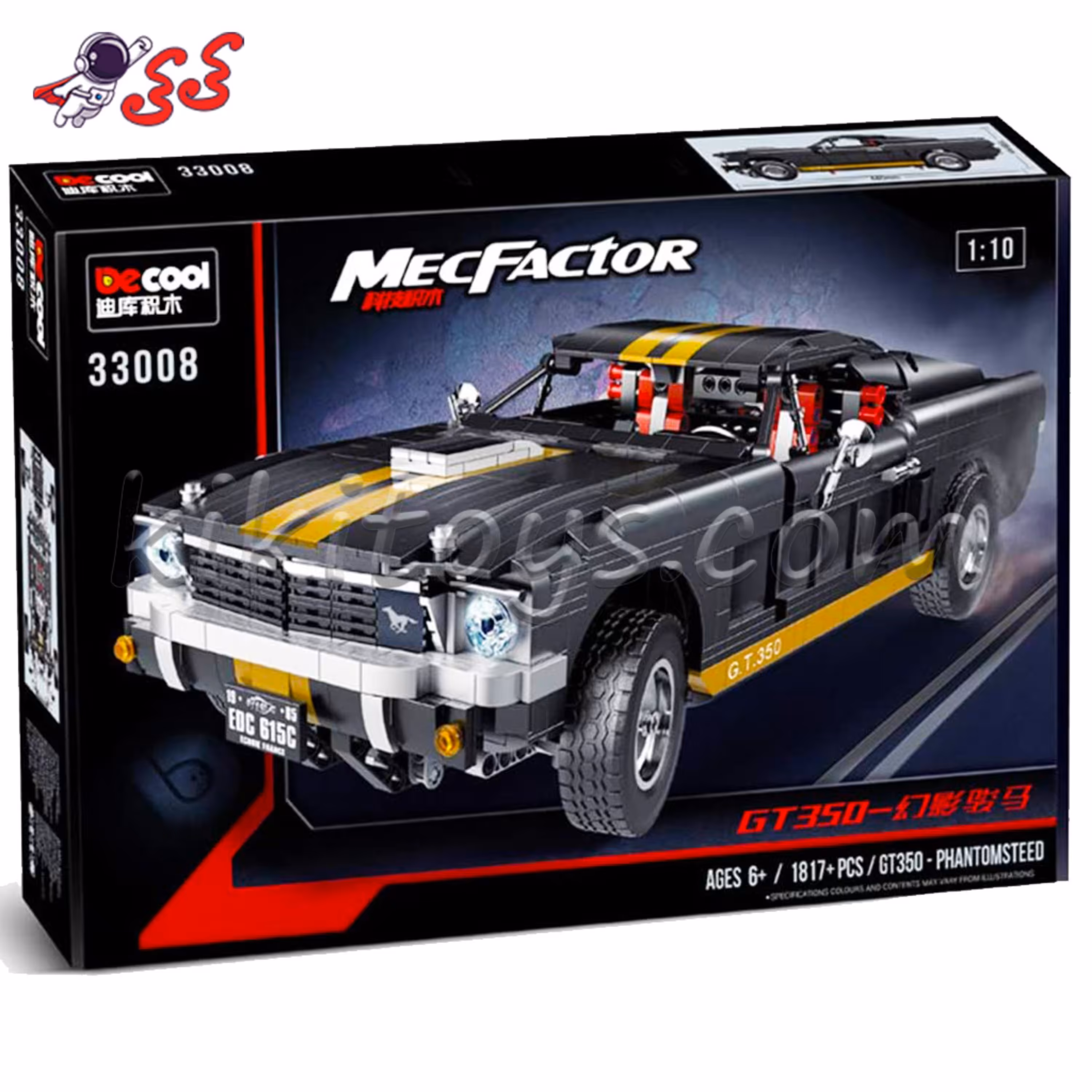 ساختنی لگو فورد موستانگ GT350 دکول DECOOL 33008
