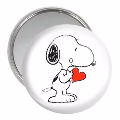 آینه جیبی خندالو مدل انیمیشن اسنوپی Snoopy کد 13884