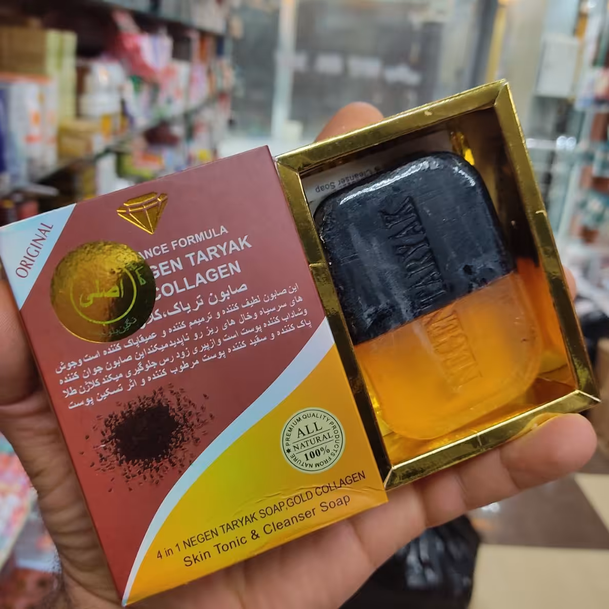 صابون خشخاش کلاژن اصل ساخت تایلند 