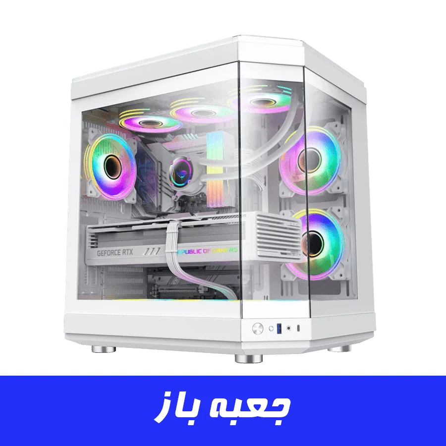 کیس گیمینگ گیم مکس GAMEMAX HYPE White سفید جعبه باز | فروشگاه گیمینگ تکاف