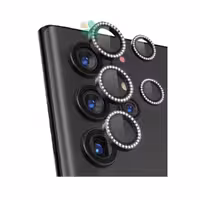 محافظ لنز گوشی نگین دار مناسب Samsung Galaxy S24 Ultra