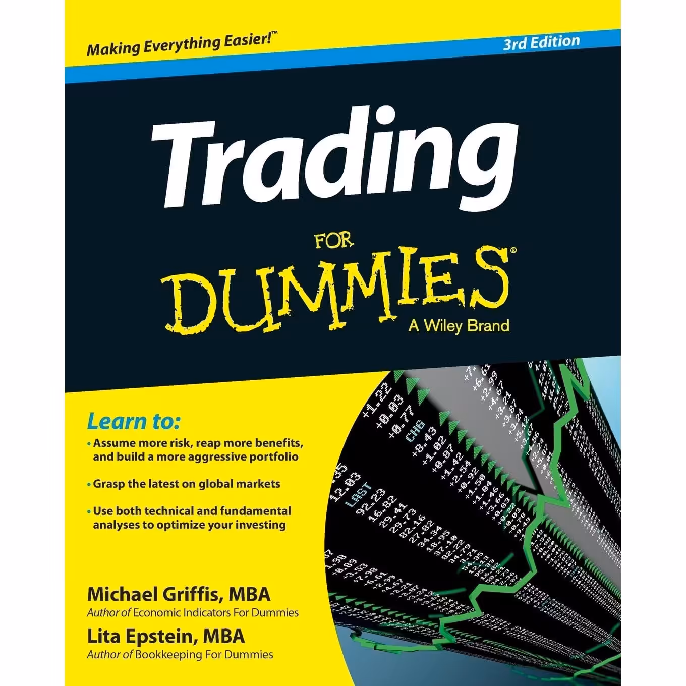 کتاب زبان اصلی Trading For Dummies اثر Michael Griffis and Lita Epstein