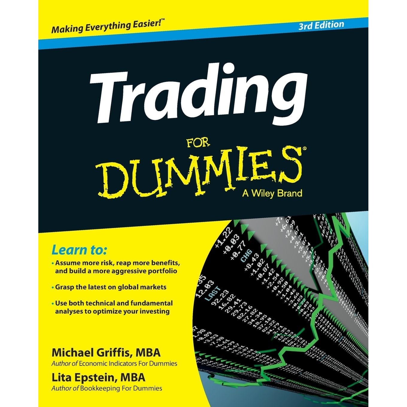 کتاب زبان اصلی Trading For Dummies اثر Michael Griffis and Lita Epstein