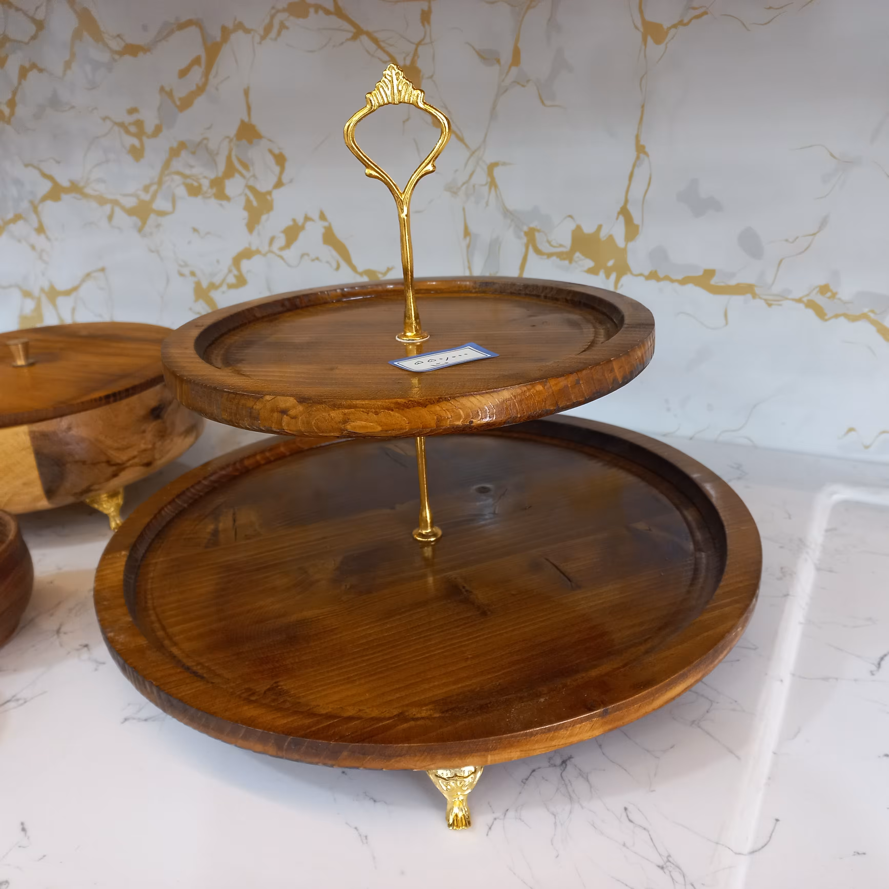 جاشکلاتی وشیرینی تمام چوبی(پس کرایه)