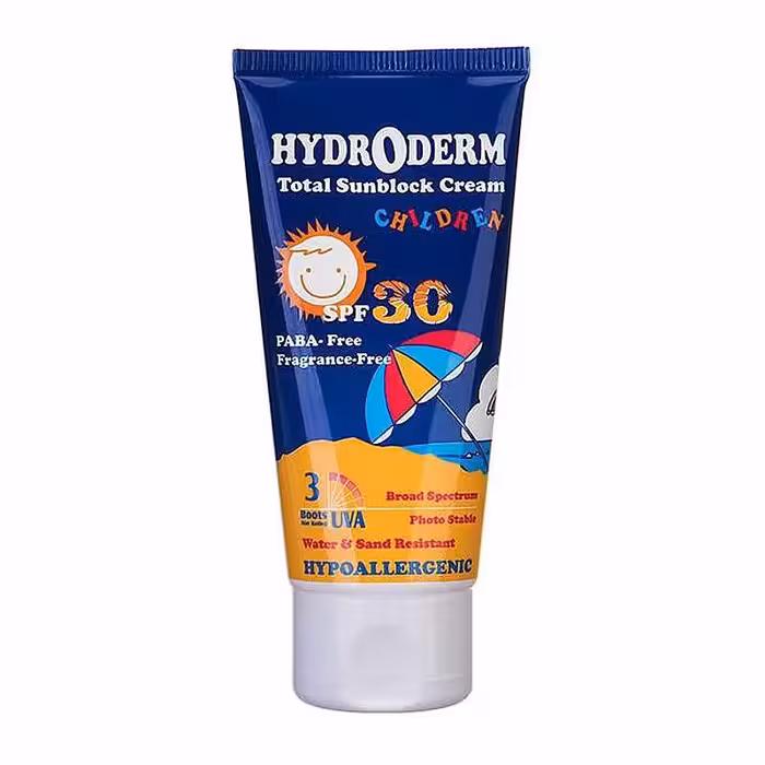 قیمت خرید اینترنتی کرم ضدآفتاب کودکان SPF30 هیدرودرم 50 میل | فارموکسین