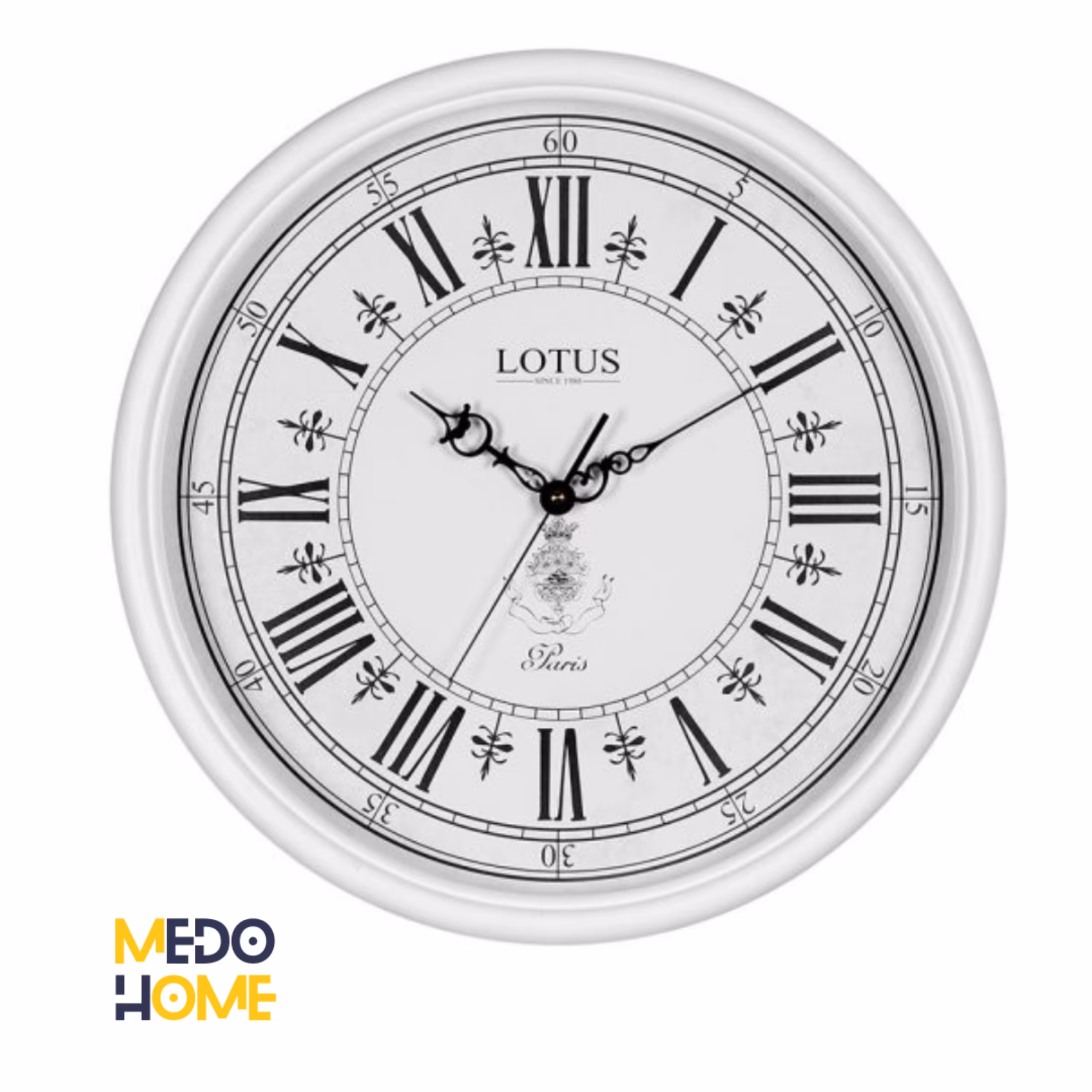 ساعت دیواری چوبی لوتوس مدل BLOSSOM