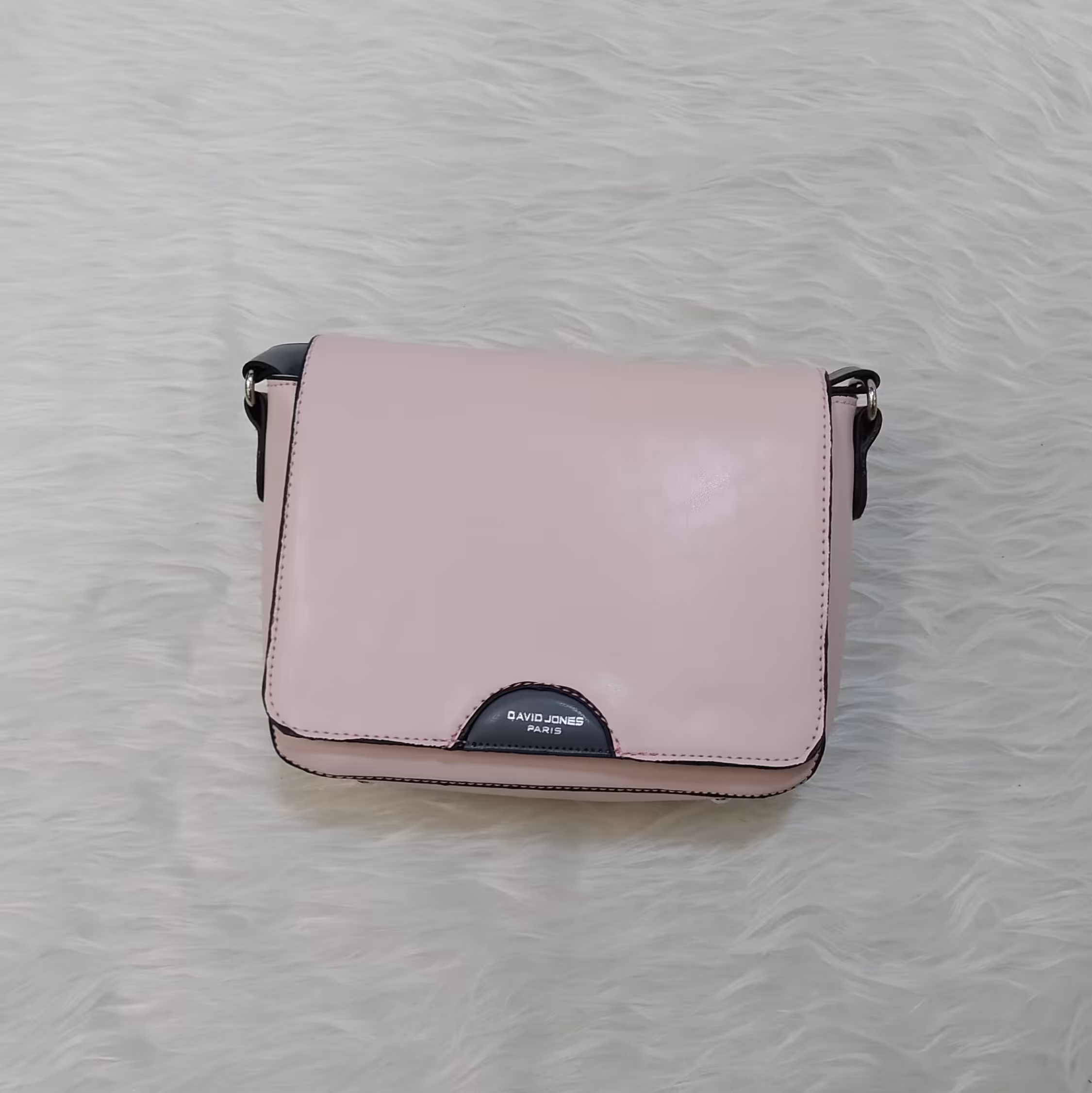 کیف صورتی طوسی کوچک دوشی دخترانه زنانه