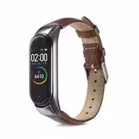بند چرمی دستبند سلامتی شیائومی Xiaomi Mi Band 5 / 4 / 3 Leather Strap