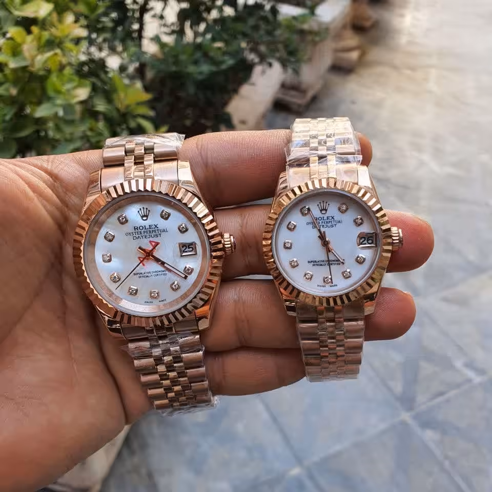 ست زنانه و مردانه رولکس Rolex طلایی