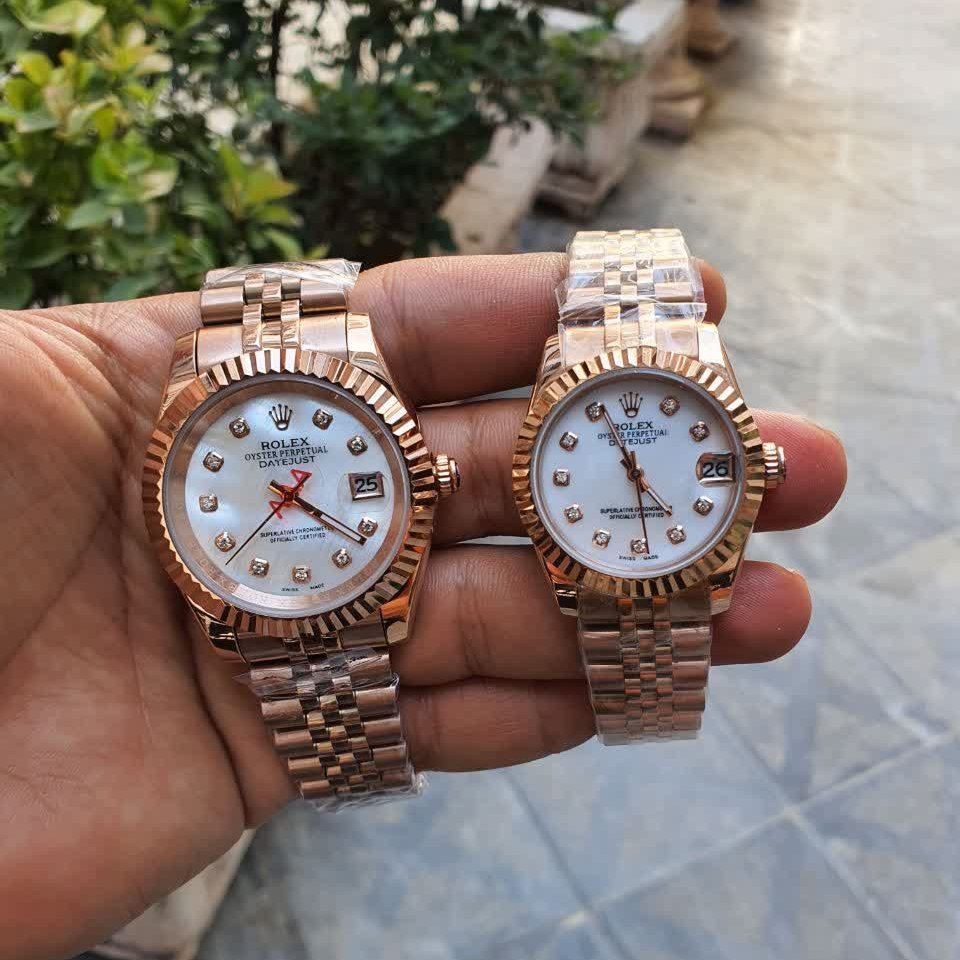 ست زنانه و مردانه رولکس Rolex طلایی