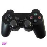 دسته بازی کامپیوتر مدل تک شوک دار رنگ مشکی