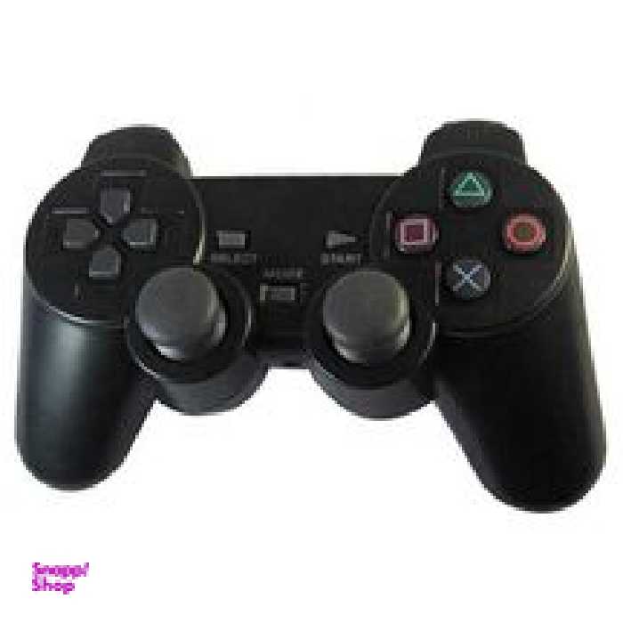 دسته بازی کامپیوتر مدل تک شوک دار رنگ مشکی