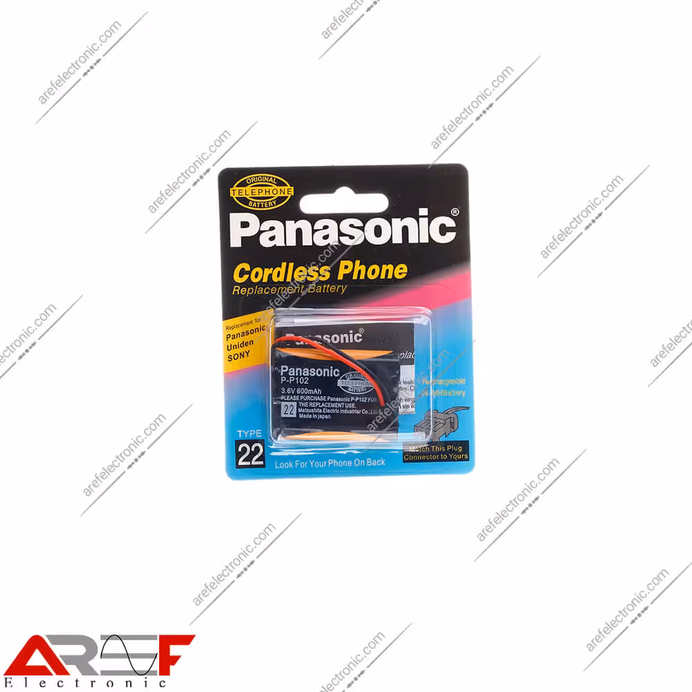 باطری تلفنی پاناسونیک مدل P102 - فروشگاه عارف الکترونیک