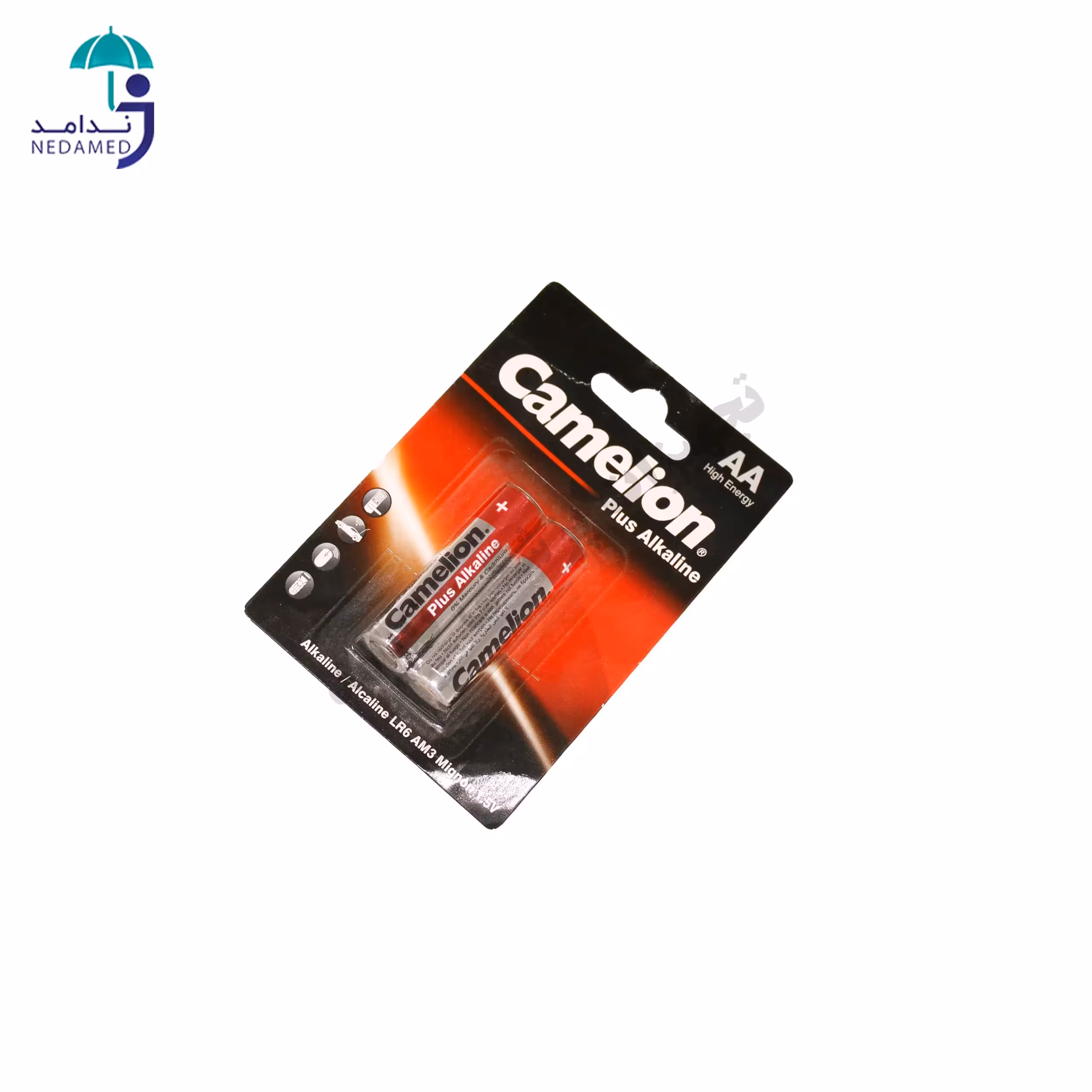 باتری قلمی آلکالاین پلاس کملیون بسته 2 عددی
