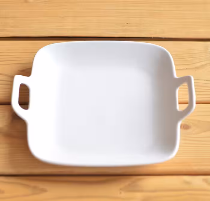 تابه سرامیکی مربع دو دسته