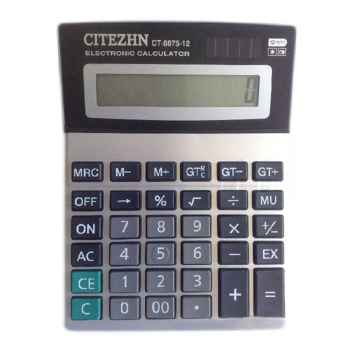 ماشین حساب رومیزی Citezhn مدل CT-8875-12  کد 7206