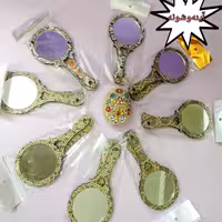 اینه و شانه چوبی طرح سنتی