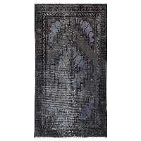 فرش دستبافت رنگ شده یک و نیم متری طرح وینتج کد 4251 (فروش چکی 6 ماهه با کد تخفیف farshgereh)