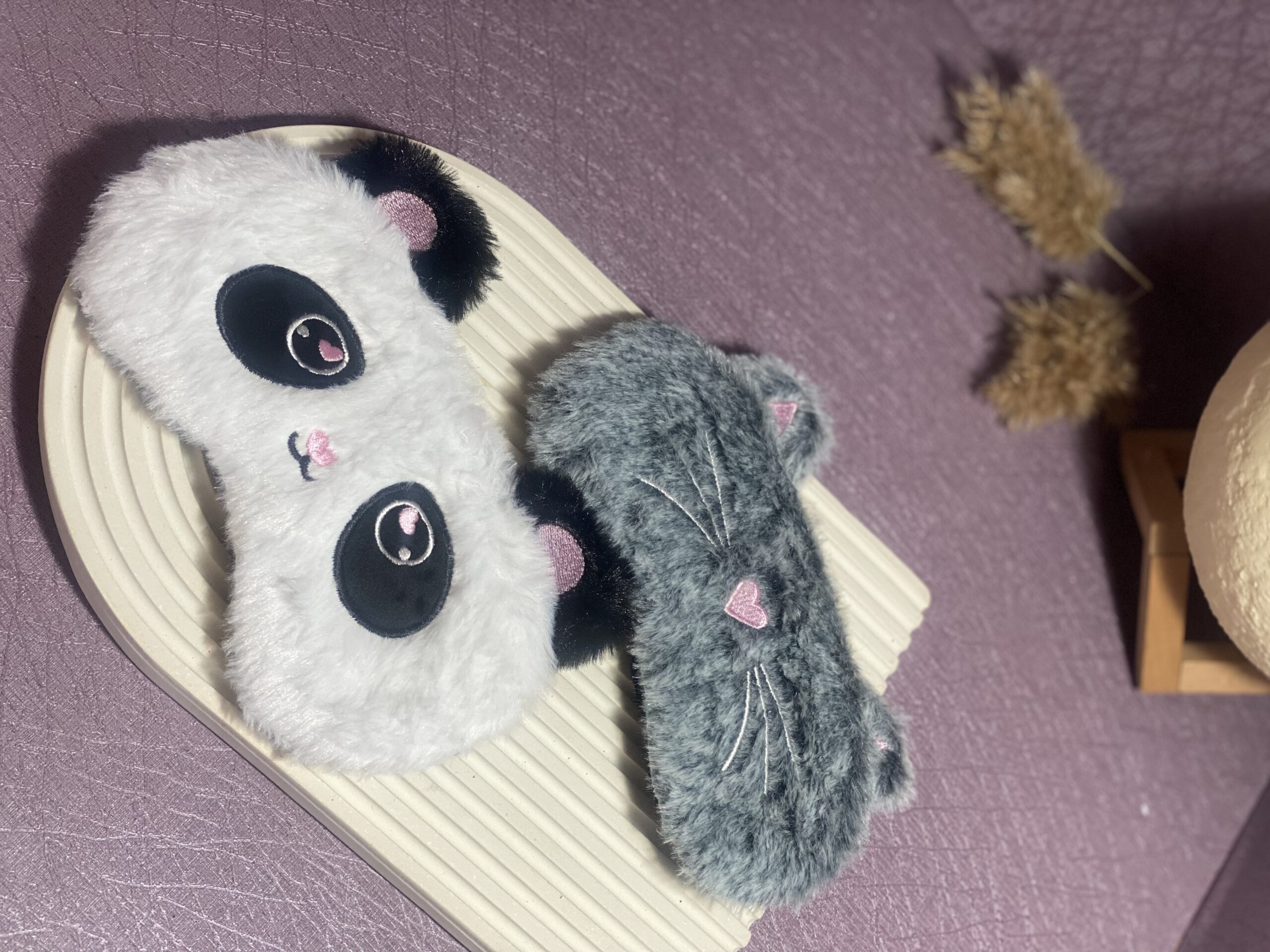 چشم بند عروسکی خز دار