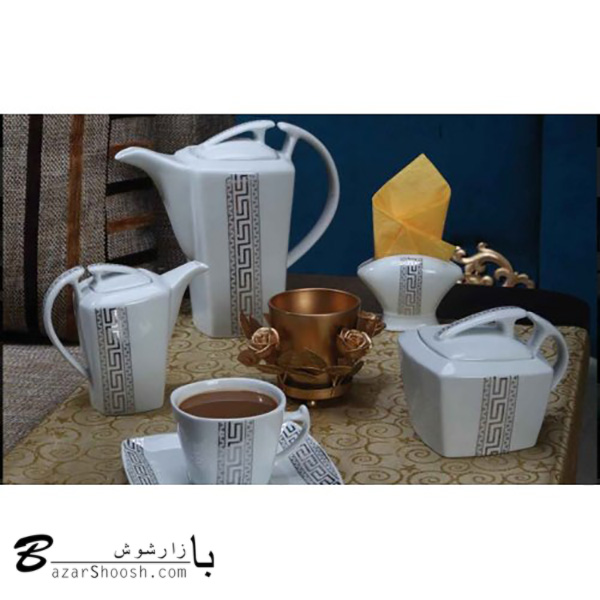 سرویس چینی غذاخوری 104پارچه تقدیس طرح ورساچه 12نفره کوئین