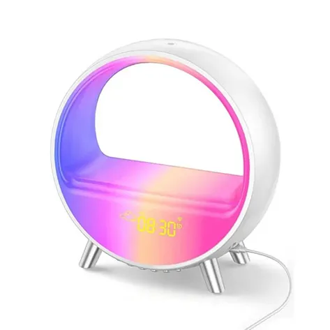 خرید و قیمت ساعت رومیزی هوشمند با اسپیکر و نمایشگر LED - کی ام کالا