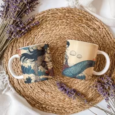 ماگ طرح پری دریایی