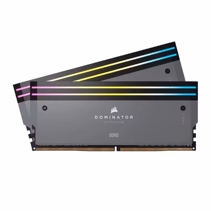 رم کورسیر مدل Dominator Titanium RGB AMD Expo ظرفیت (64GB (32GBx2 فرکانس 6000 مگاهرتز