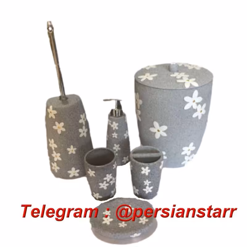 سرویس بهداشتی 6پارچه رزین شکوفه