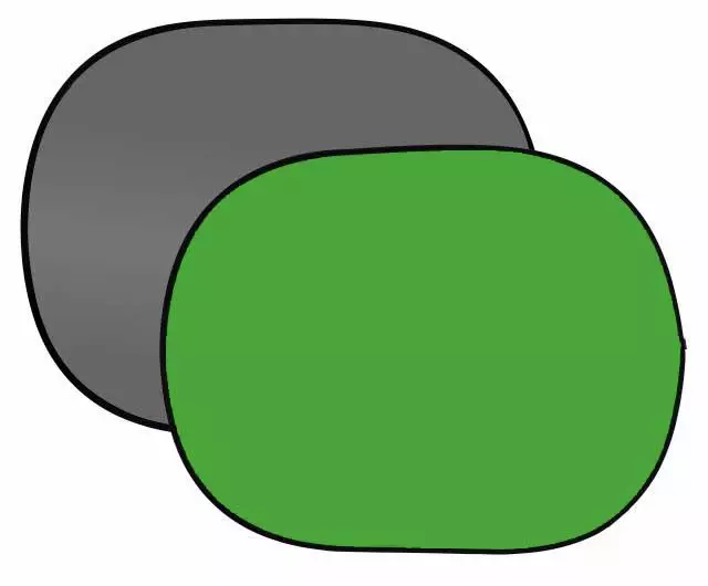 فون عکاسی پرتابل مخمل سبز طوسی