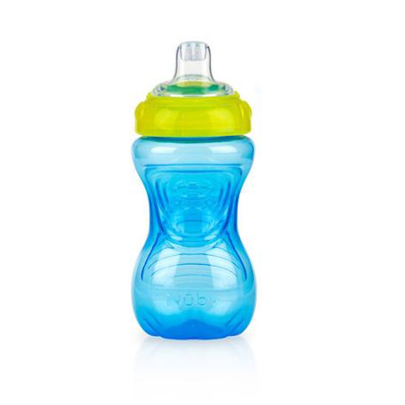 قمقمه آبی سوپاپ دار 300ml مدل nuby 9926