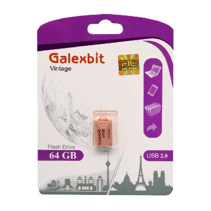 فلش مموری 64 گیگابایت galexbit مدل vintage 