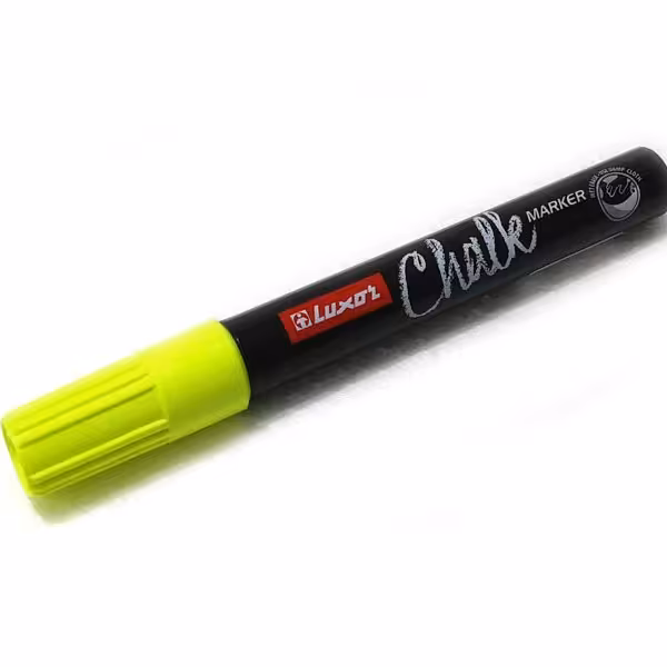 ماژیک مخصوص شیشه و گلس برد رنگ زرد 