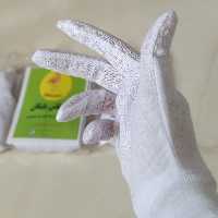 دستکش نخی پلیکان، ضد حساسیت (سفید)