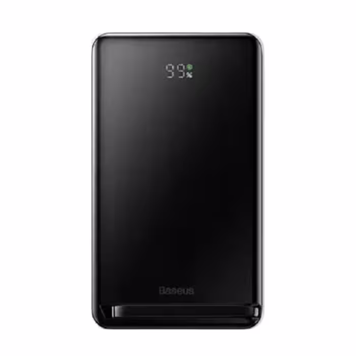 خرید و قیمت پاور بانک مغناطیسی بیسوس 20 واتی مدل Baseus Magnetic Bracket Wireless Fast Charge PPCX0002 ظرفیت 10000 میلی آمپر ساعت