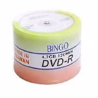 دی وی دی خام بینگو مدل DVD-R بسته 50 عددی