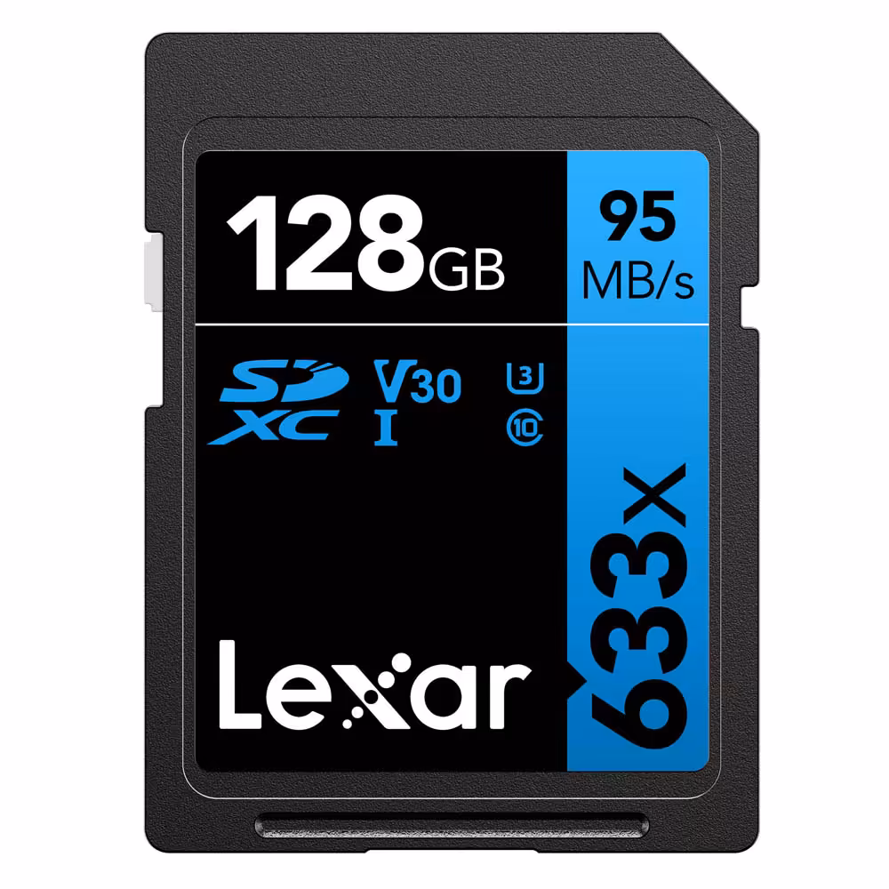 کارت حافظه  SD ظرفیت 128GB مدل Lexar 633x (ارجینال   گارانتی اصلی)