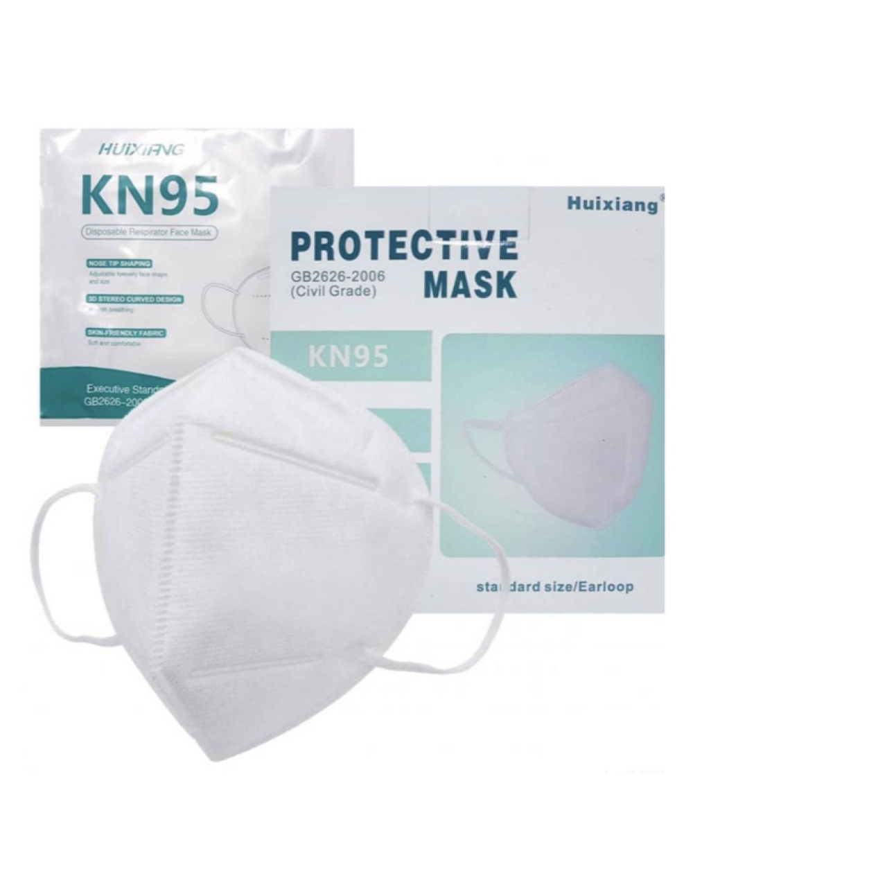 ماسک 5 لایه kn95 چین بسته 10عددی